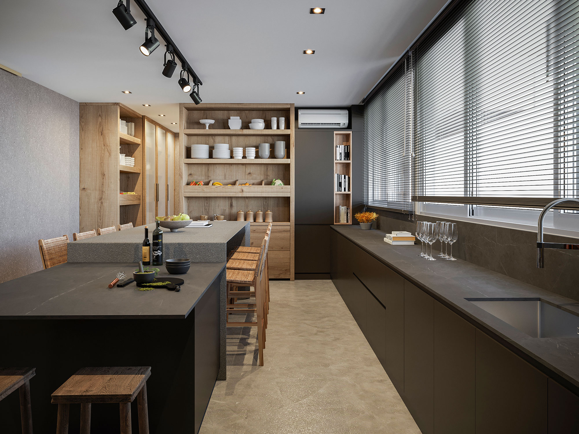 Magdalenas Day Residence Kitchen design
